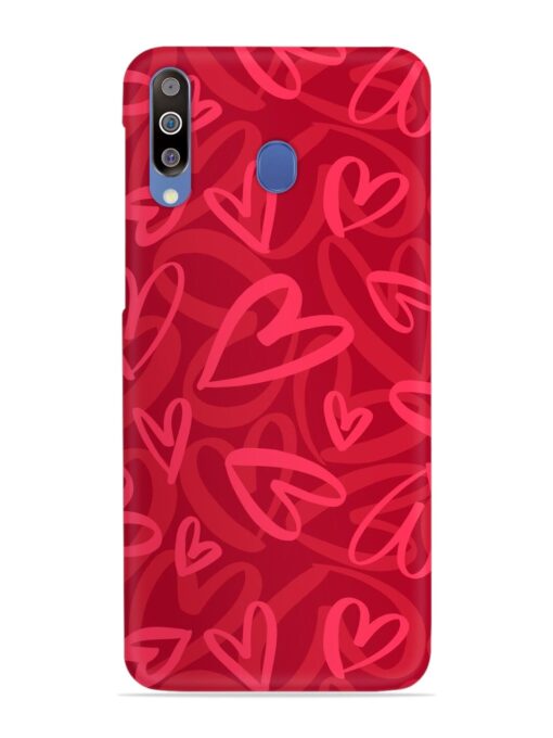 Seamless Romantic Pattern Snap Case for Samsung Galaxy M30 Zapvi