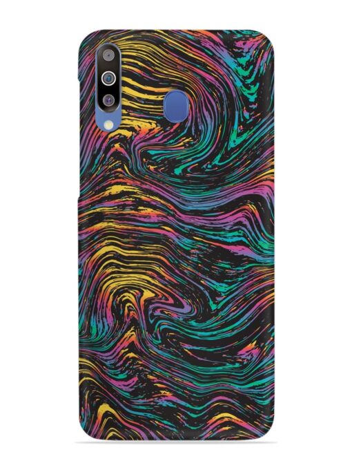 Abstract Liquid Colors Snap Case for Samsung Galaxy M30 Zapvi