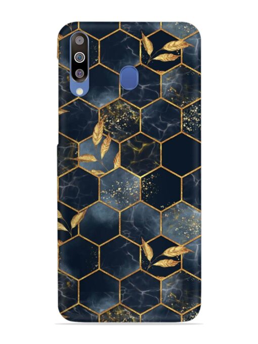 Marble Hexagon Seamless Snap Case for Samsung Galaxy M30 Zapvi