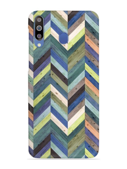 Chevron Random Color Snap Case for Samsung Galaxy M30 Zapvi