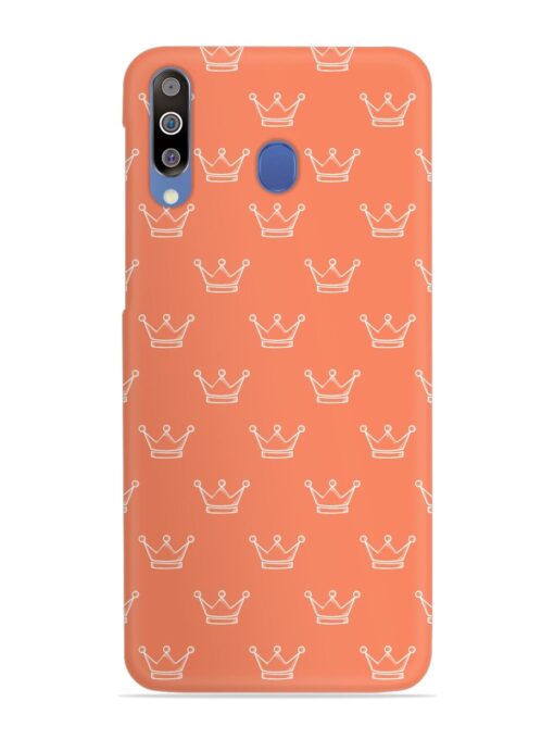 Hand Drawn Crown Snap Case for Samsung Galaxy M30 Zapvi