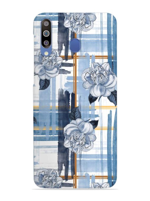 Watercolor Pattern Rose Snap Case for Samsung Galaxy M30 Zapvi