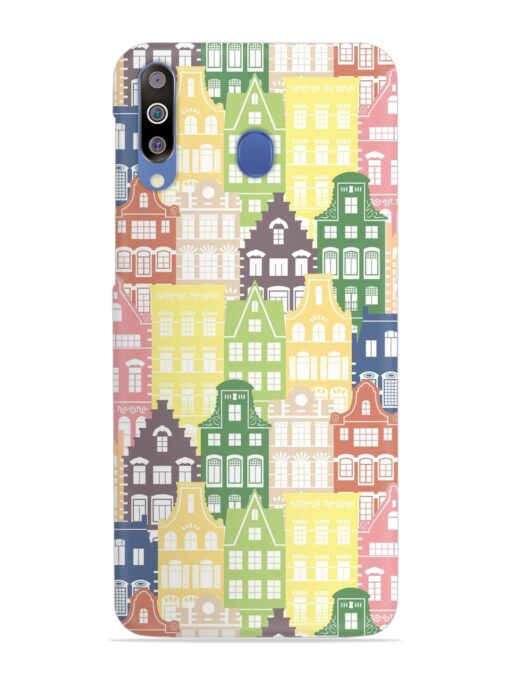 Seamless Shapes Pattern Snap Case for Samsung Galaxy M30 Zapvi