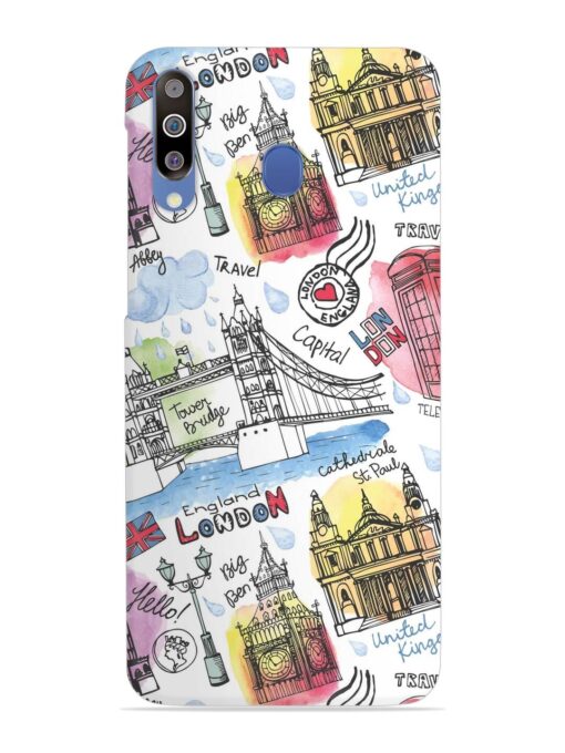 Vector London Landmark Snap Case for Samsung Galaxy M30