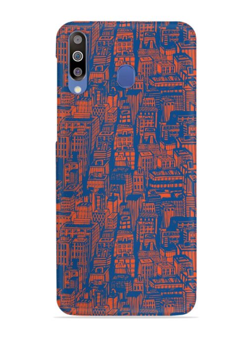 Hand Drawn Seamless Snap Case for Samsung Galaxy M30 Zapvi