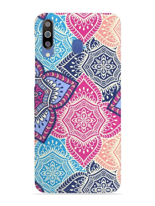 Ethnic Floral Seamless Snap Case for Samsung Galaxy M30 Zapvi