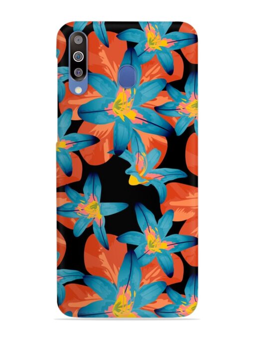 Philippine Flowers Seamless Snap Case for Samsung Galaxy M30 Zapvi