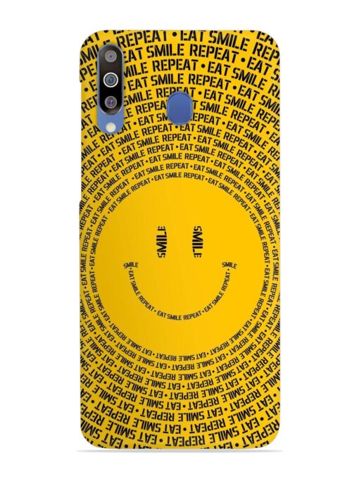 Smiley Snap Case for Samsung Galaxy M30 Zapvi