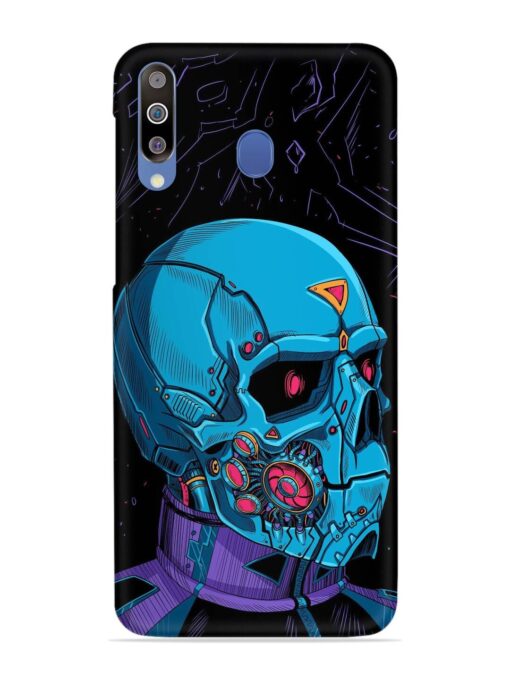 Skull Robo Vector Snap Case for Samsung Galaxy M30 Zapvi