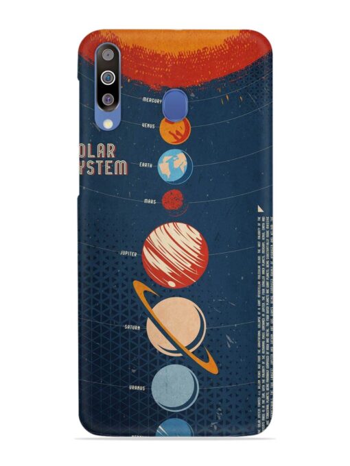 Solar System Vector Snap Case for Samsung Galaxy M30 Zapvi