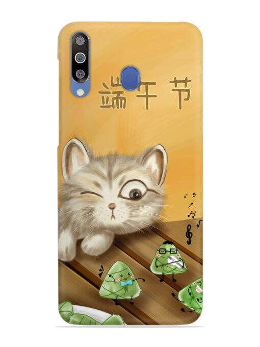 Cat Scorpion Dancing Snap Case for Samsung Galaxy M30 Zapvi