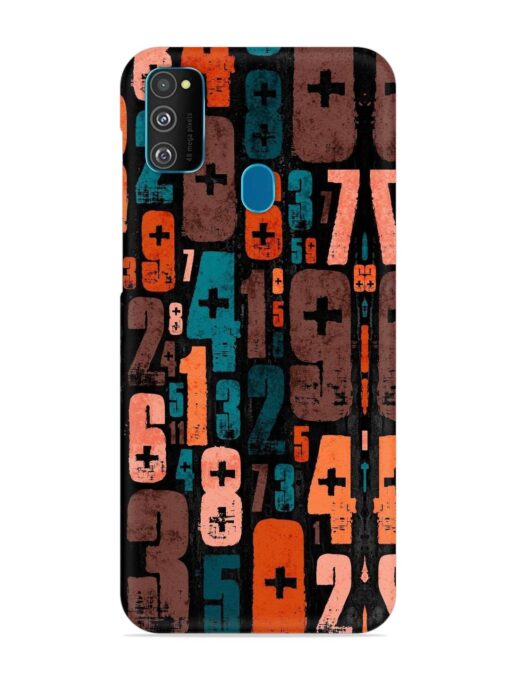 0 To 9 Art Snap Case for Samsung Galaxy M30S Zapvi