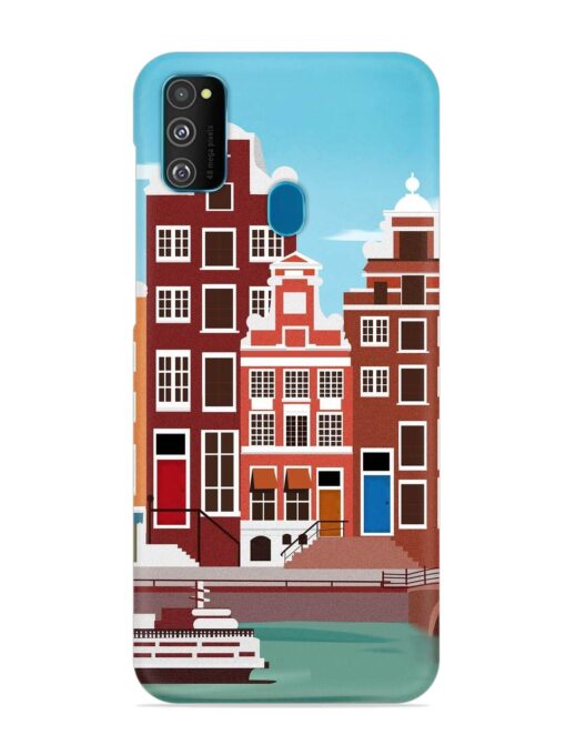 Scenery Architecture Amsterdam Landscape Snap Case for Samsung Galaxy M30S Zapvi