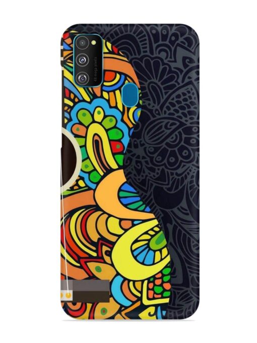 Guitar Vector Art Snap Case for Samsung Galaxy M30S Zapvi