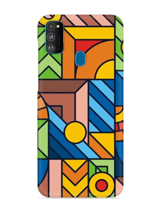 Colorful Geometric Snap Case for Samsung Galaxy M30S