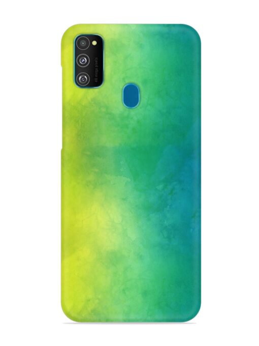 Yellow Green Gradient Snap Case for Samsung Galaxy M30S Zapvi