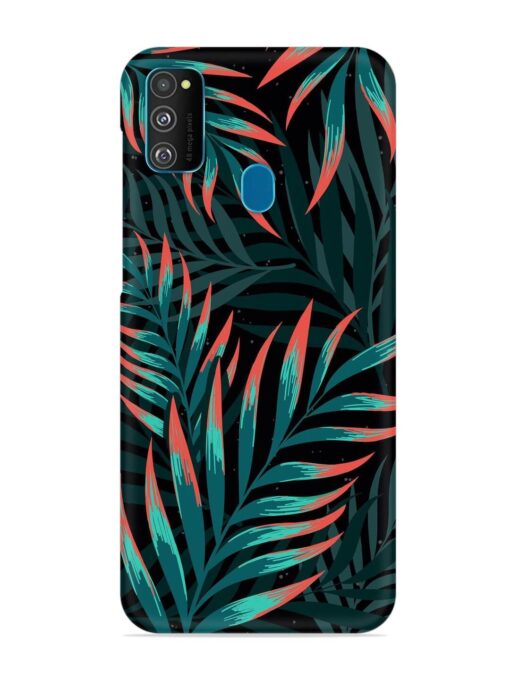 Green Leaf Art Snap Case for Samsung Galaxy M30S Zapvi