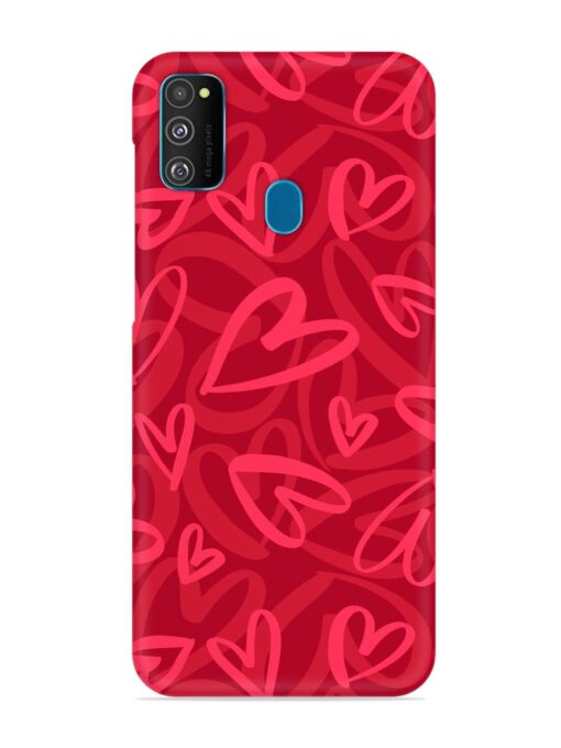 Seamless Romantic Pattern Snap Case for Samsung Galaxy M30S Zapvi