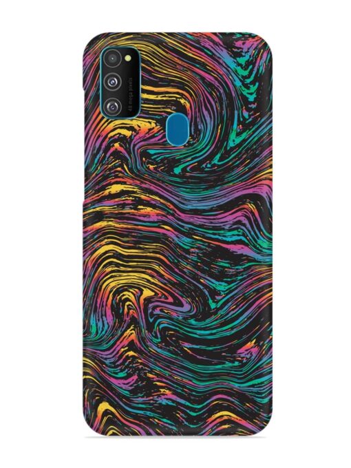 Abstract Liquid Colors Snap Case for Samsung Galaxy M30S Zapvi