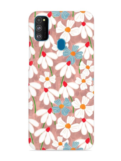 Abstract Petal Flowers Snap Case for Samsung Galaxy M30S Zapvi