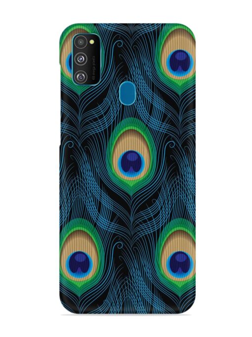 Seamless Pattern Peacock Snap Case for Samsung Galaxy M30S Zapvi