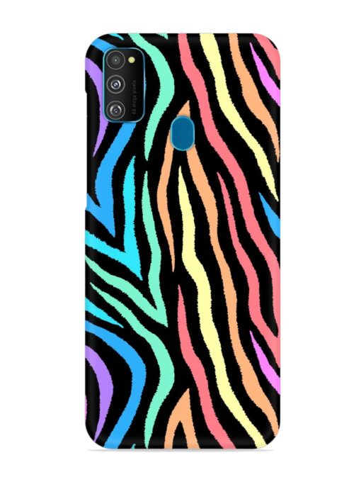 Colorful Abstract Zebra Snap Case for Samsung Galaxy M30S