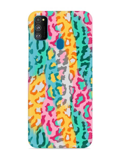 Seamless Vector Colorful Snap Case for Samsung Galaxy M30S