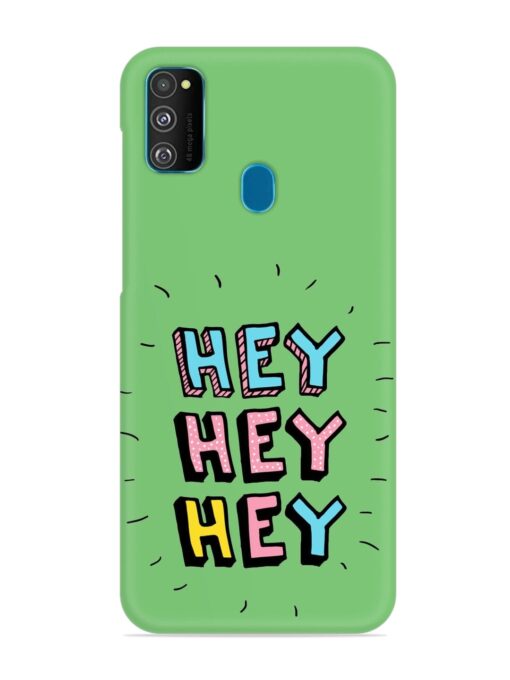 Hey Vector Cartoon Snap Case for Samsung Galaxy M30S Zapvi