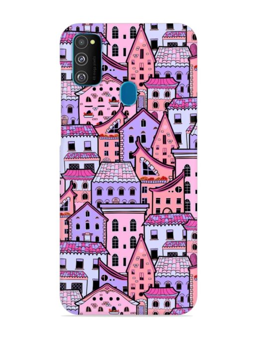 Seamless Pattern Houses Snap Case for Samsung Galaxy M30S Zapvi