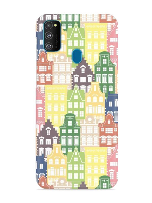 Seamless Shapes Pattern Snap Case for Samsung Galaxy M30S Zapvi