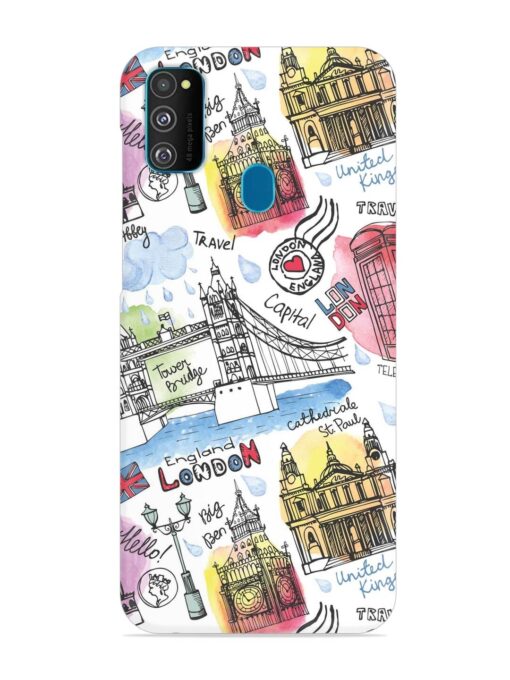 Vector London Landmark Snap Case for Samsung Galaxy M30S Zapvi