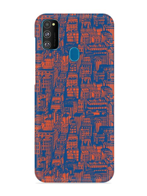 Hand Drawn Seamless Snap Case for Samsung Galaxy M30S