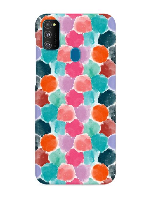 Colorful Seamless Pattern Snap Case for Samsung Galaxy M30S Zapvi