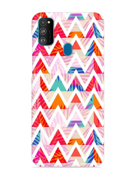 Abstract Triangle Background Snap Case for Samsung Galaxy M30S Zapvi