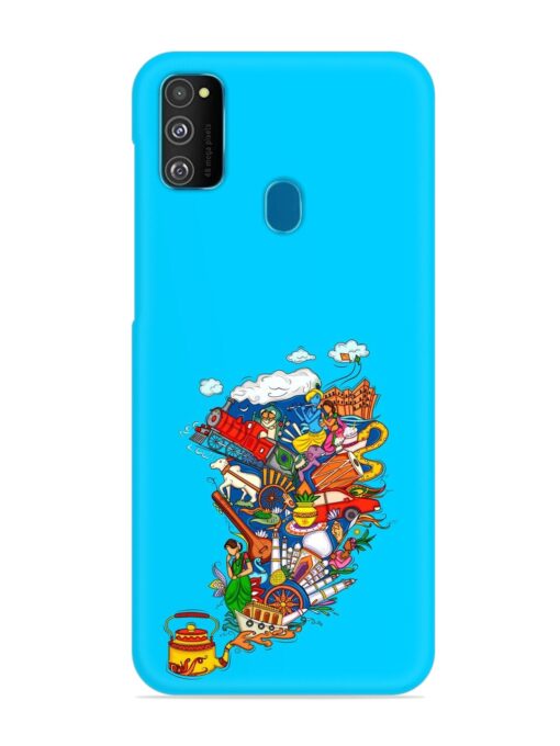 Vector Design Indian Snap Case for Samsung Galaxy M30S Zapvi