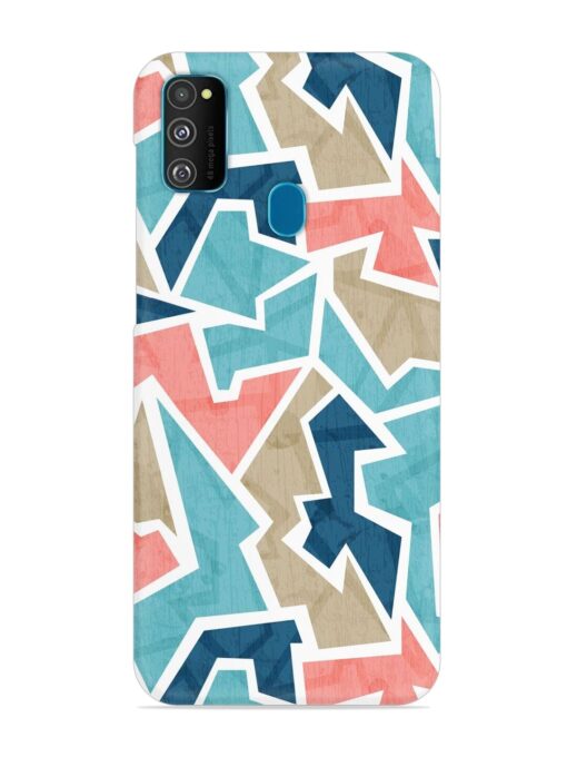 Vintage Geometric Triangle Snap Case for Samsung Galaxy M30S Zapvi