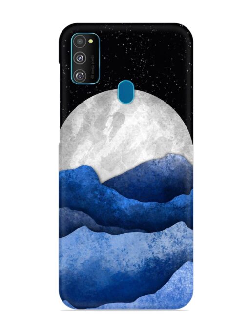 Full Moon Mountain Vector Snap Case for Samsung Galaxy M30S