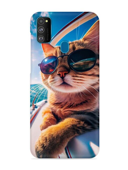 Cat In Style Snap Case for Samsung Galaxy M30S Zapvi