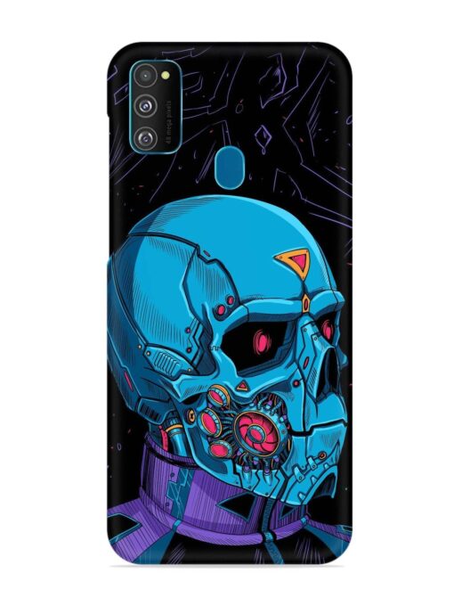 Skull Robo Vector Snap Case for Samsung Galaxy M30S Zapvi