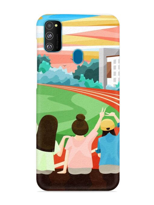 School Playground Snap Case for Samsung Galaxy M30S Zapvi