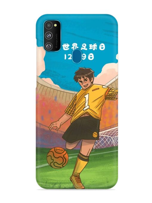 Soccer Kick Snap Case for Samsung Galaxy M30S Zapvi