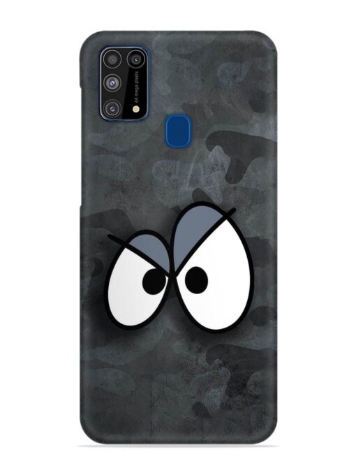 Big Eyes Night Mode Snap Case for Samsung Galaxy M31 Zapvi