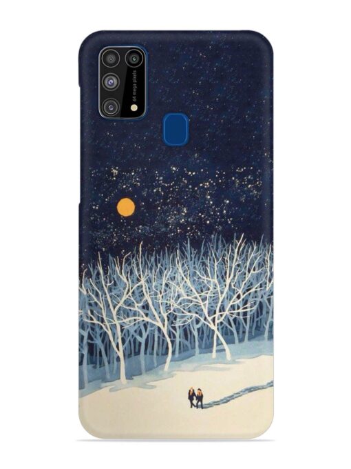 Full Moon Snowshoe Tour Snap Case for Samsung Galaxy M31 Zapvi