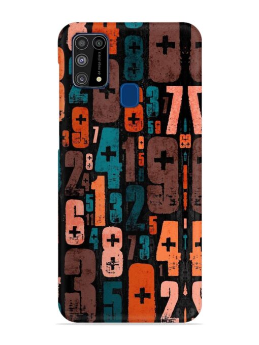 0 To 9 Art Snap Case for Samsung Galaxy M31 Zapvi