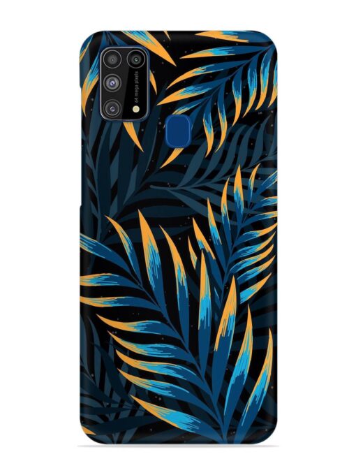 Abstract Leaf Art Snap Case for Samsung Galaxy M31 Zapvi