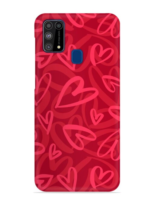 Seamless Romantic Pattern Snap Case for Samsung Galaxy M31 Zapvi