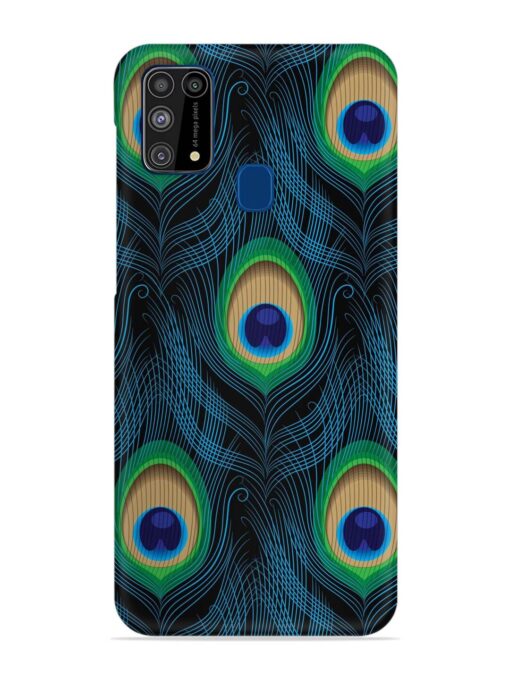 Seamless Pattern Peacock Snap Case for Samsung Galaxy M31 Zapvi