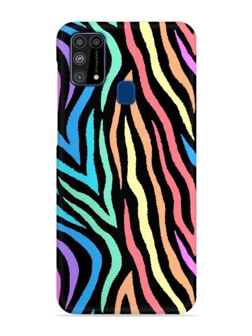 Colorful Abstract Zebra Snap Case for Samsung Galaxy M31