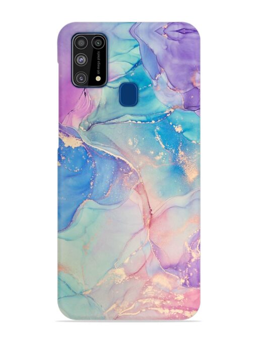 Alcohol Ink Colors Snap Case for Samsung Galaxy M31