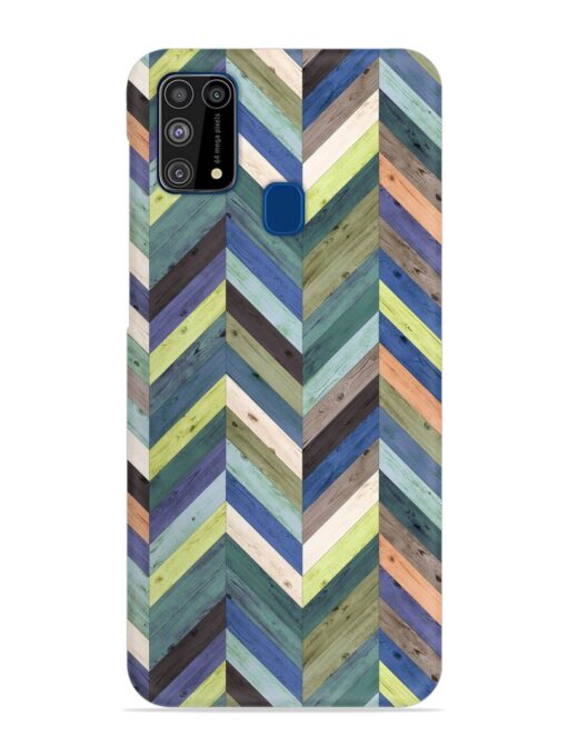 Chevron Random Color Snap Case for Samsung Galaxy M31 Zapvi